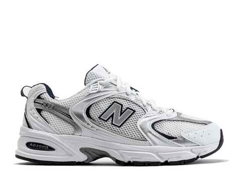 New Balance 530 White Silver Navy